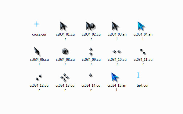 墨黑箭头鼠标指针 下载