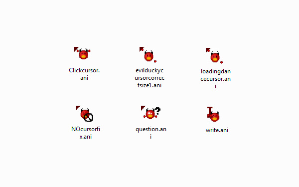 可爱牛魔王鼠标指针 下载
