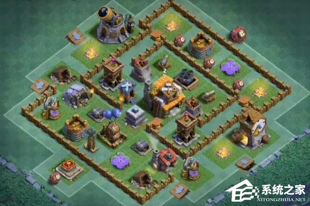 部落冲突建筑大师5本阵型介绍 建筑大师5本阵型图文攻略 - 系统之家