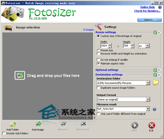 Fotosizer(批量改变图片大小) V1.33.0.509 多国语言绿色免费版