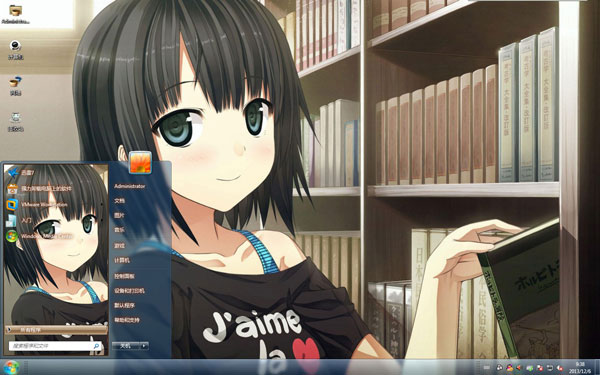 二次元<em>短发少女</em>win7<em>动漫</em>主题下载- 系统之家