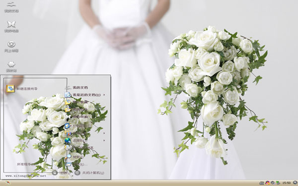 纯白礼服与鲜花xp主题 下载