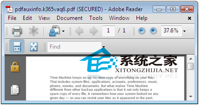 MAC OS X中给PDF文档加密的方法