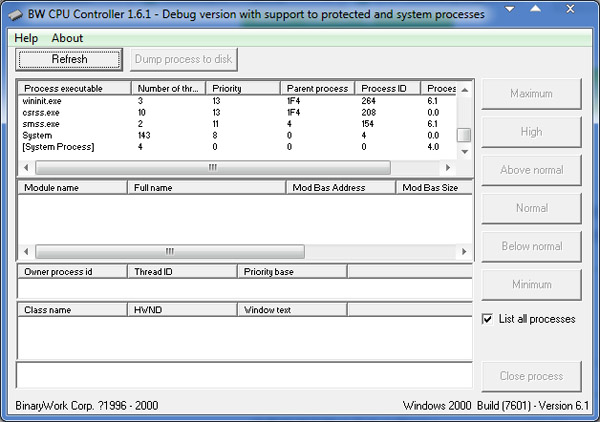 BW CPU Controller(控制CPU处理器) V1.6.1