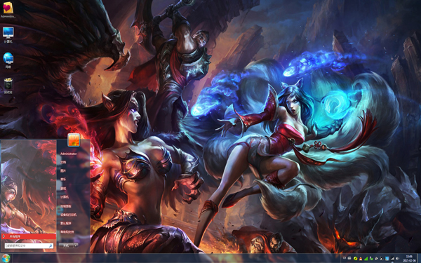 英雄联盟网游Win7主题 下载