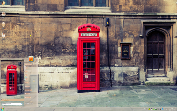 伦敦复古街景Win7主题 下载