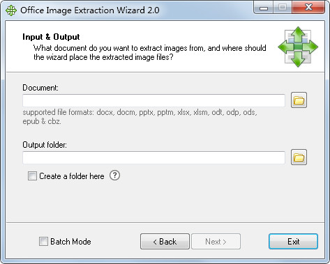 Office Image Extraction Wizard(批量提取文档图片) V2.0 英文版