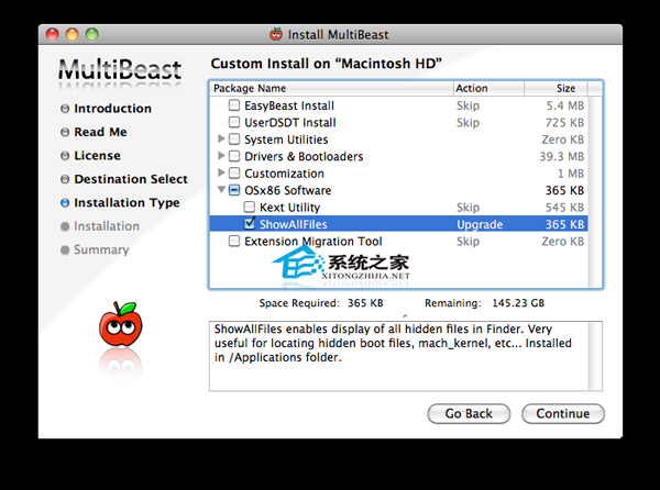 MAC OS X Lion系统安装文件找不到SharedSupport目录怎么办?