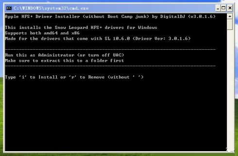 如何在PC机上读取MAC系统HFS+U 盘/移动硬盘