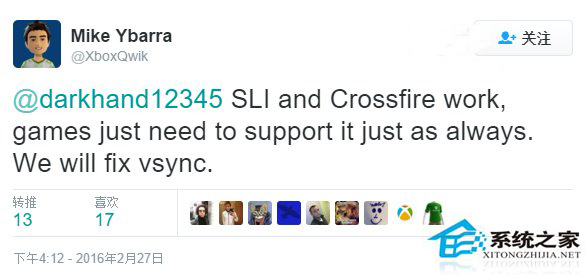 Win10系统已支持显卡SLI和Crossfire技术