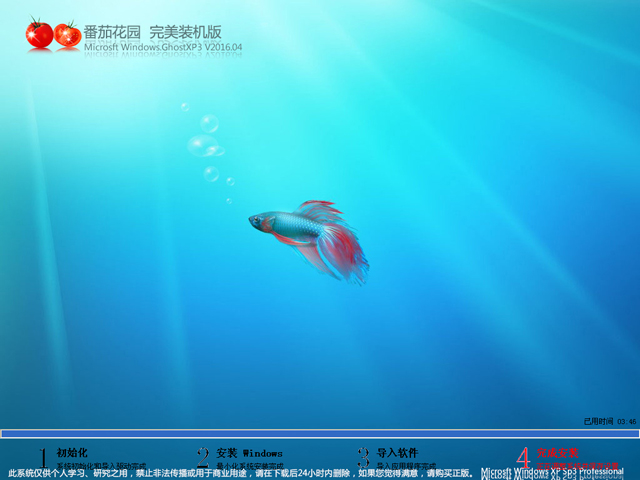 番茄花园 GHOST XP SP3 完美装机版 V2016.04_xp精品系统下载