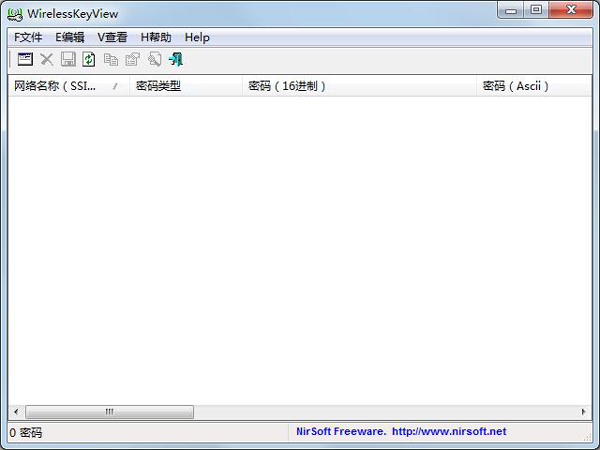 无线网络密码查看器(WirelessKeyView) x32 V1.76 绿色版