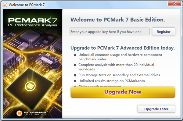 PCMark 7(硬件测试工具) V1.0.4