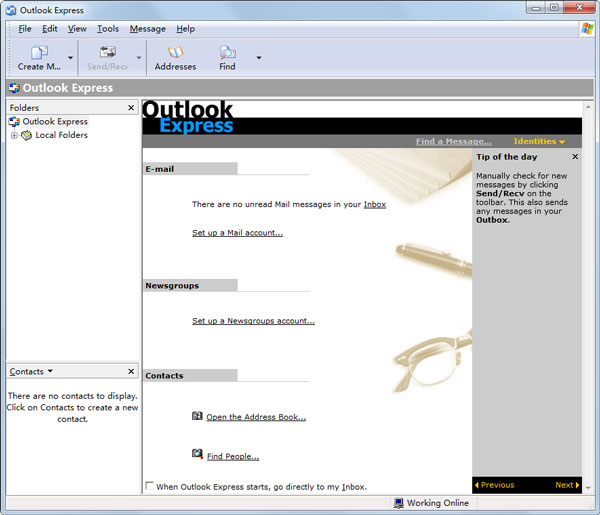 Outlook Express(邮箱工具) V6.0 绿色版