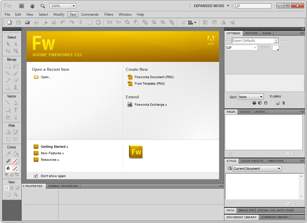 Adobe Fireworks CS5(图形处理软件) V11.0.0.484 官方正式版