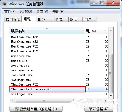 《Win7系统如何关闭开机启动的ThunderPlatform进程？》