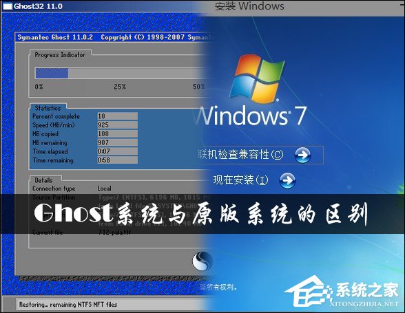 原版镜像和Ghost差别很大吗?Ghost系统与原版系统的区别