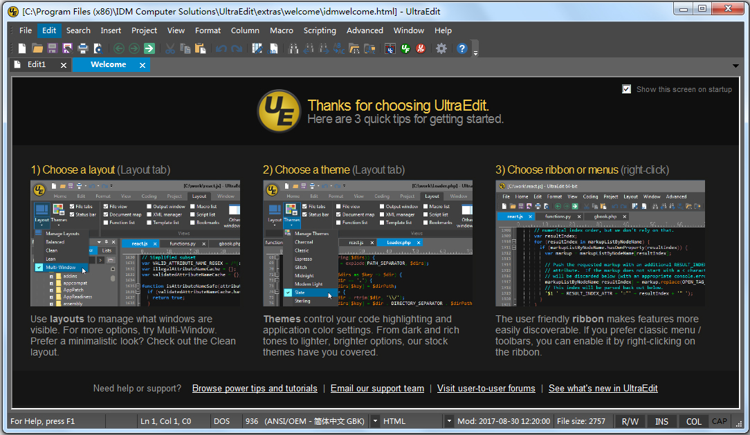 UltraEdit(文本编辑器) V24.20.0.27 英文版