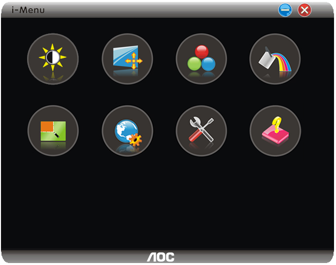 i-Menu(冠捷AOC显示器屏幕调整工具) V4.3 官方版