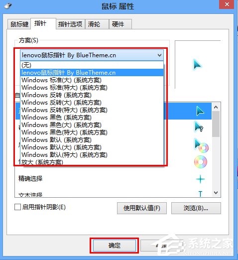 Win8.1电脑鼠标指针怎么换?