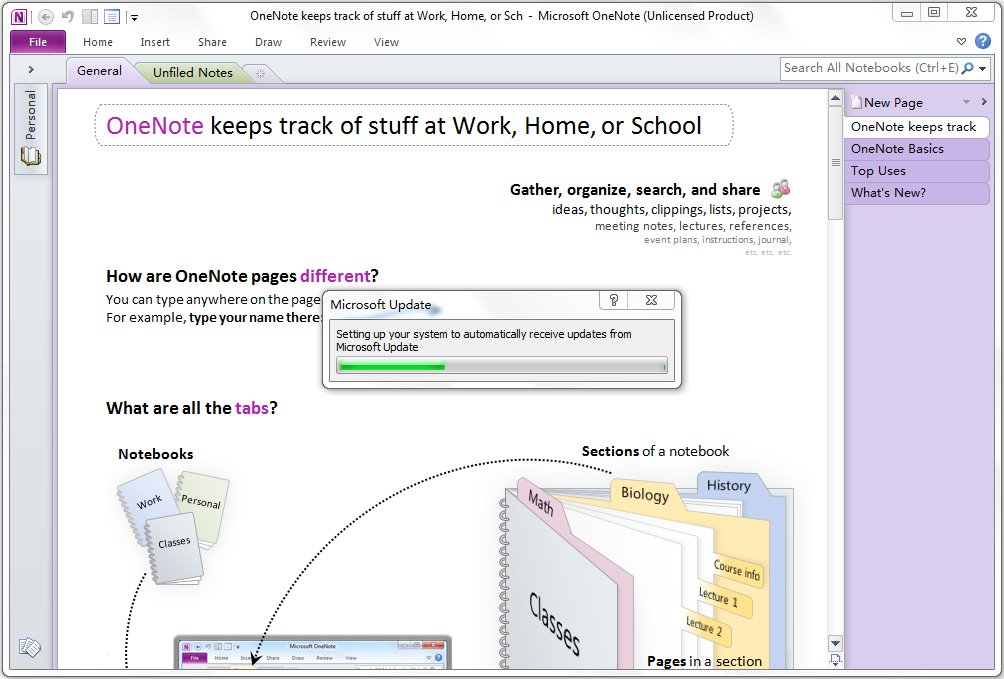 Onenote2010(微软笔记本) V14.0 英文独立版附