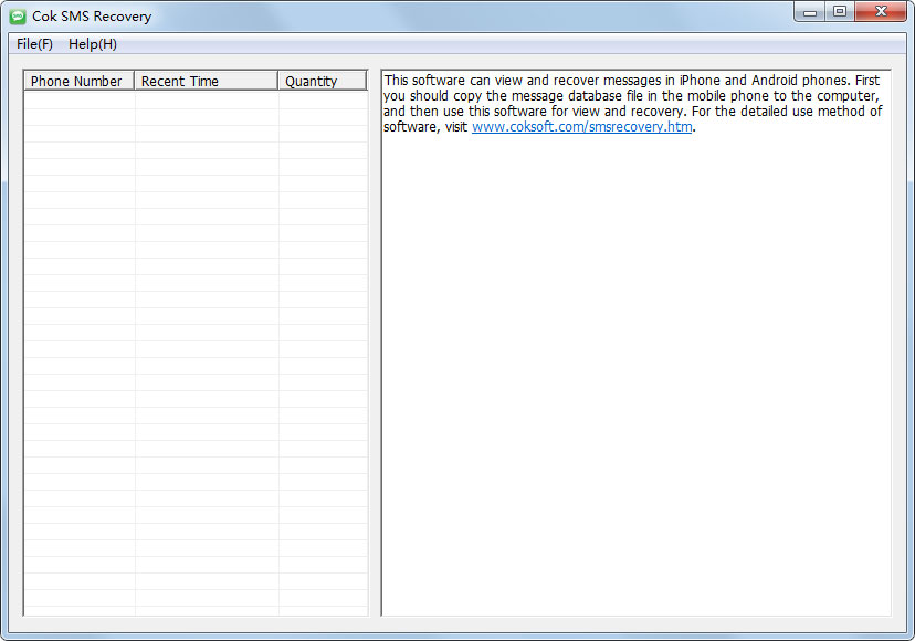 Cok SMS Recovery(短信恢复工具) V3.7