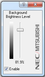 Brightness Controller(屏幕亮度调节工具) V1.0.00 英文绿色版