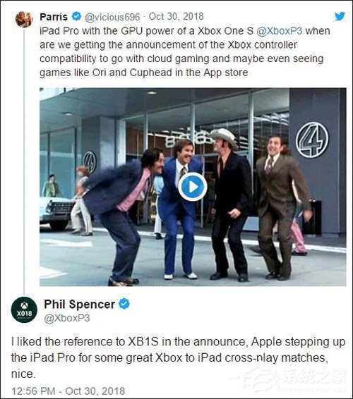 微软回应新iPad Pro整体机能接近Xbox One S