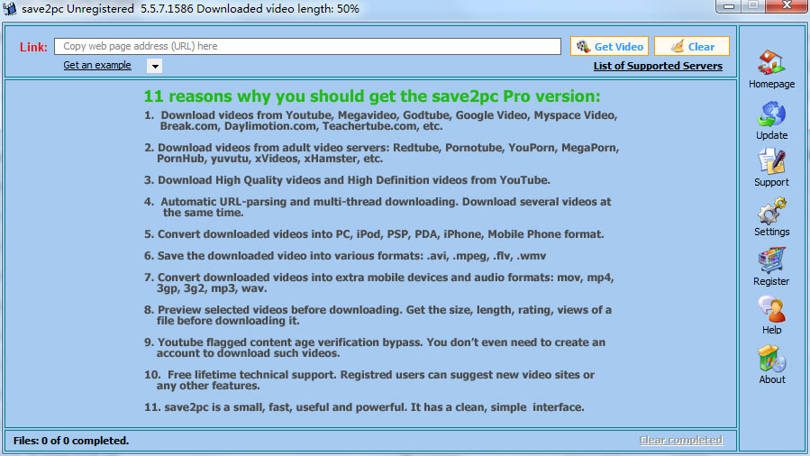 Save2PC(网络视频保存) V5.5.7.1586 英文版