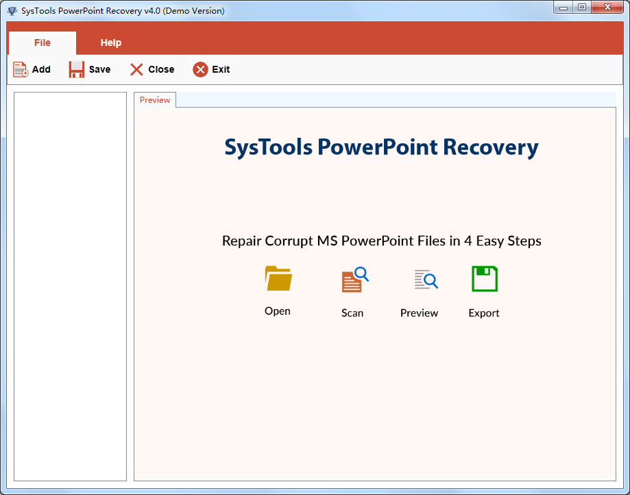 SysTools PowerPoint Recovery(PPT数据恢复工具) V4.0.0.0