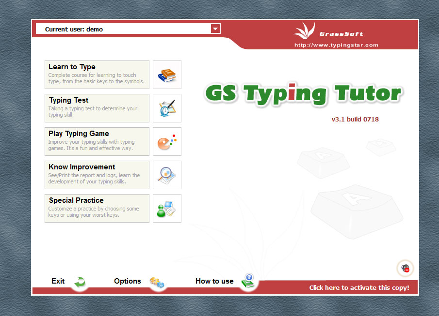 GS Typing Tutor(打字练习软件) V3.1