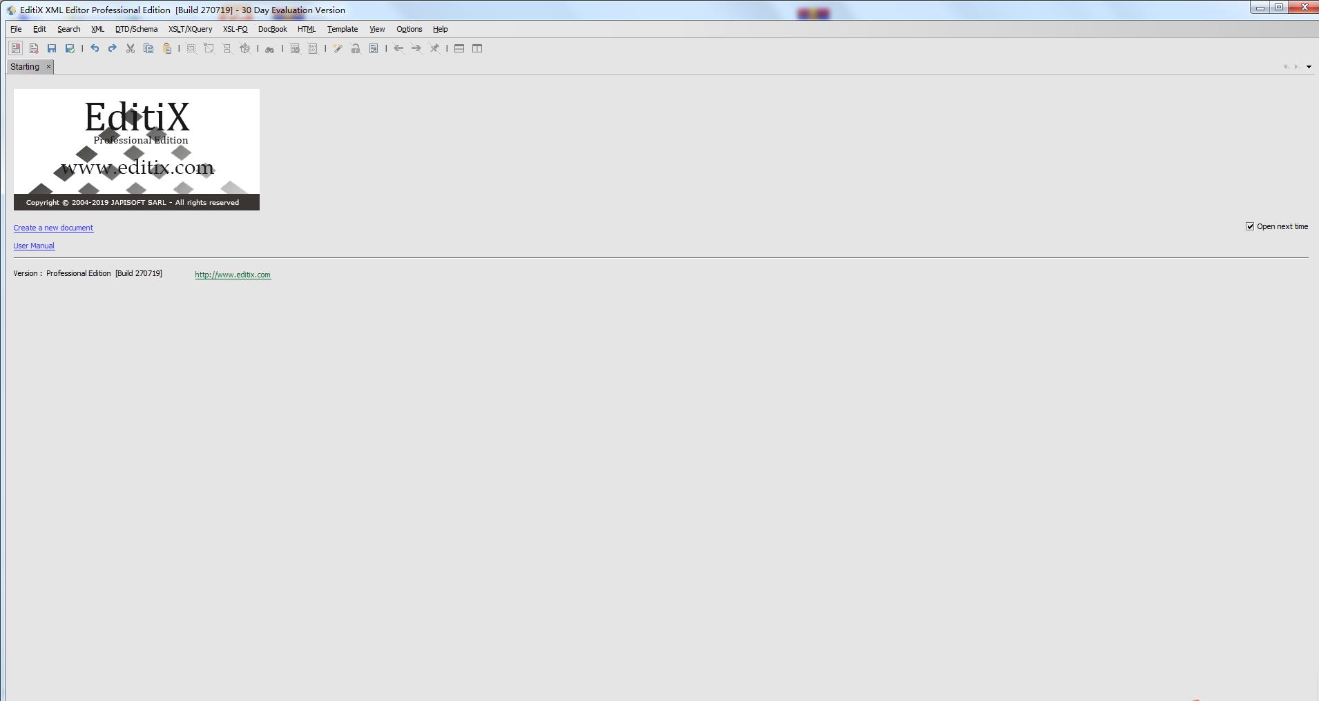 EditiX XML Editor(xml编辑器)  2019 英文安装版