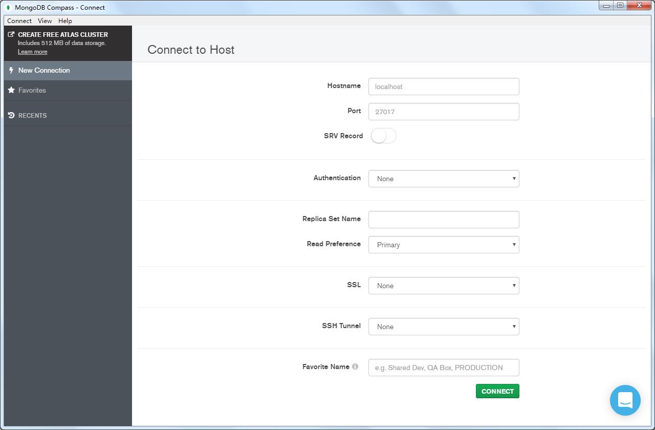 MongoDB Compass(数据库管理软件)  V1.18.0 英文安装版