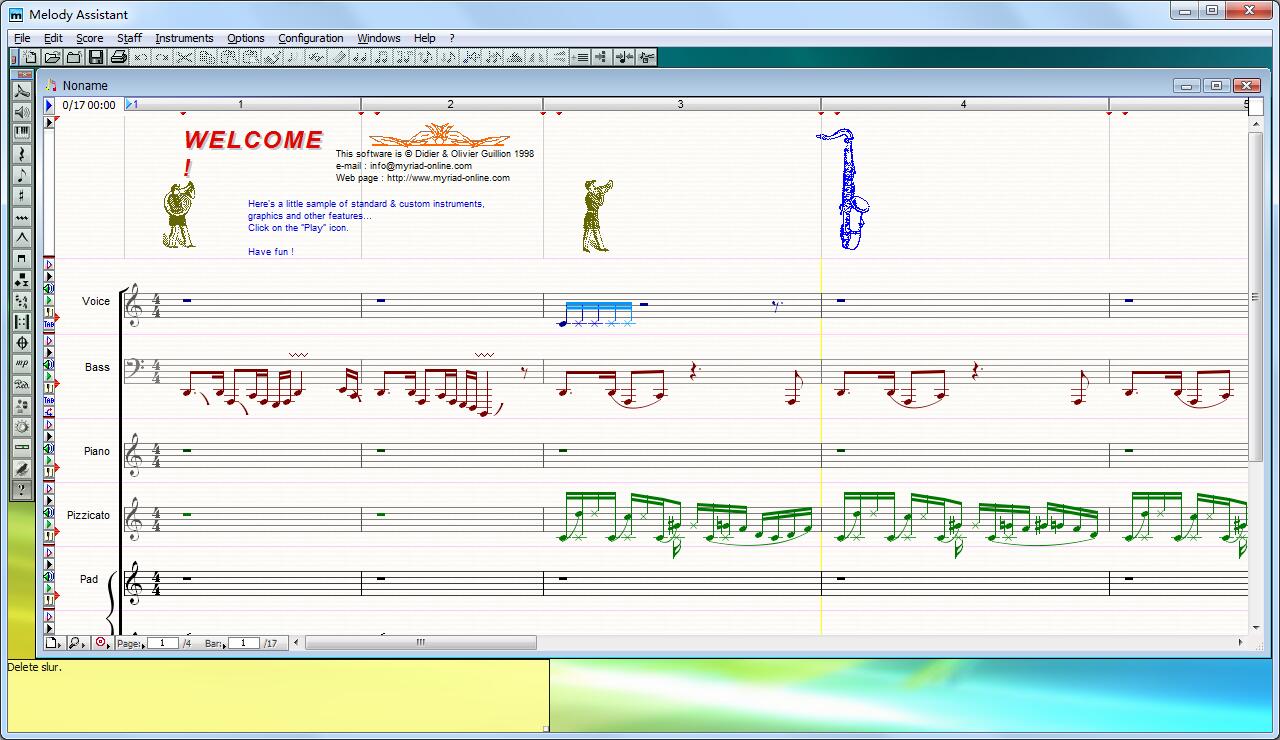 Melody Assistant（音乐乐谱创作软件） V7.8 多语言安装版
