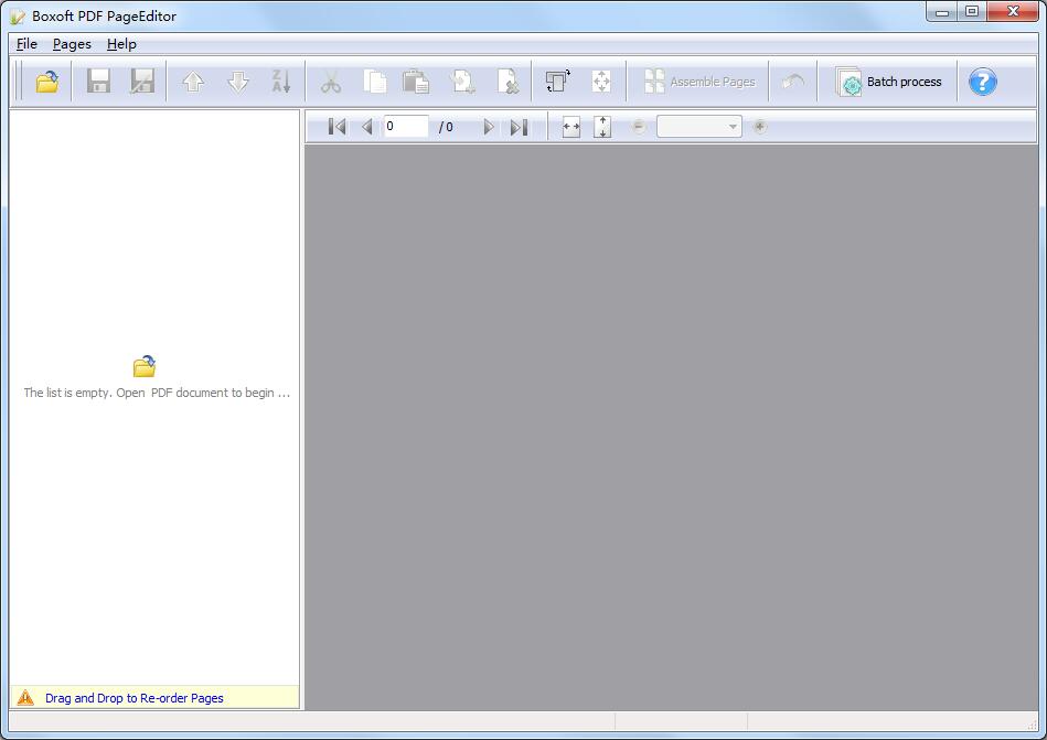 Boxoft PDF PageEdito(PDF页面编辑器) V3.1 英文安装版