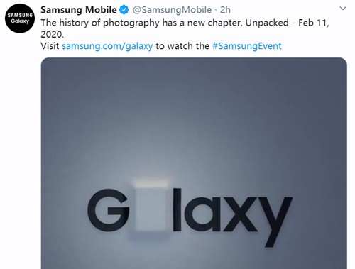S20 Ultra将至！三星称2月11日摄影史掀起新篇章”