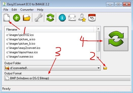 Easy2Convert ICO to IMAGE V2.2 英文安装版
