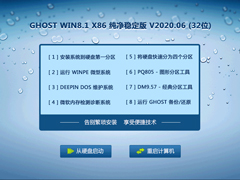 GHOST WIN8.1 X86 ȶ V2020.06(32λ)