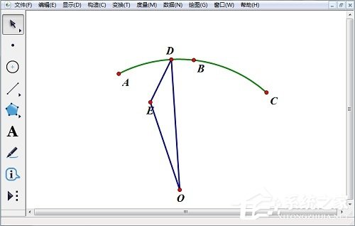 几何画板如何绘制旋转三角形?