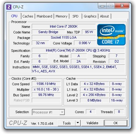 CPU-Z V1.94.8 官方版
