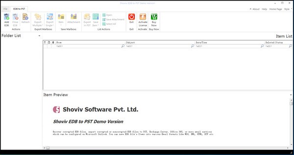 Shoviv Convert EDB to PST V20.1官方版