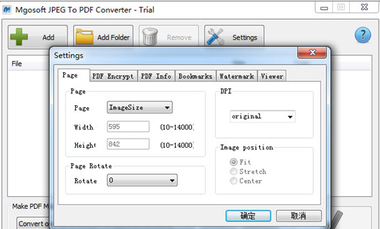 Mgosoft JPEG To PDF Converter(JPEG到PDF转换器) V8.6.2 官方版