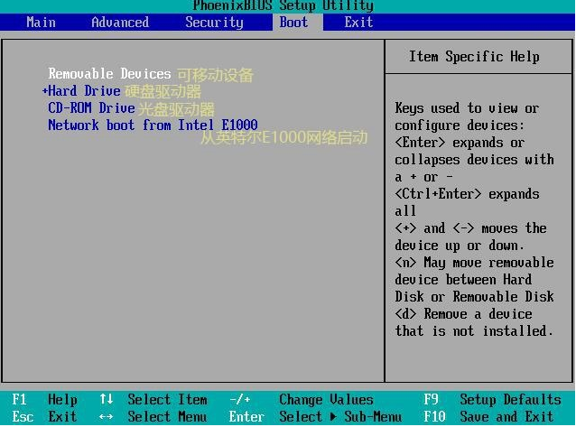 BIOS界面中文对照表详细介绍