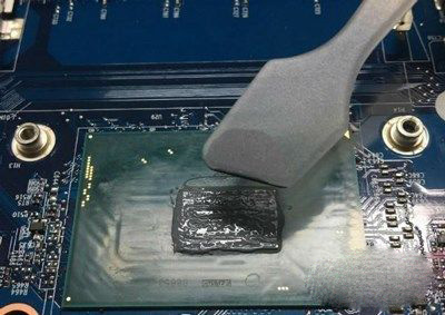 怎么给笔记本CPU换导热硅脂?笔记本CPU