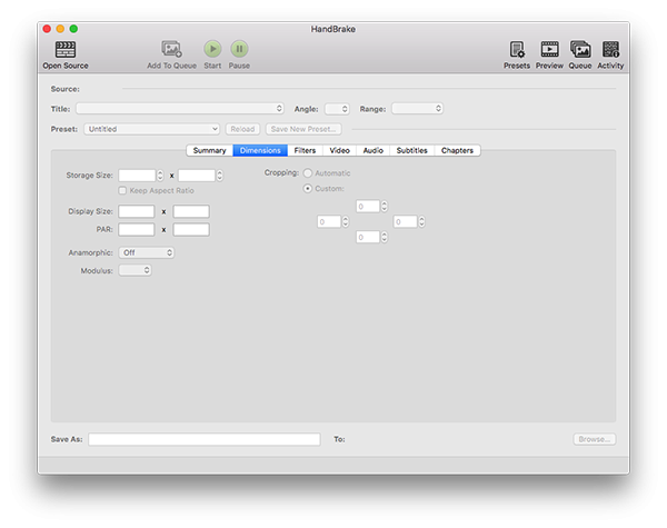 Handbrake(免费视频转换器) V1.3.3 Mac版