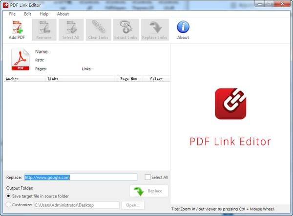 PDF Link Editor