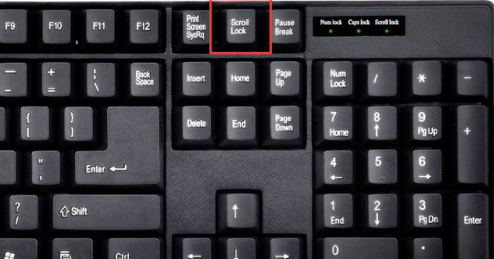 键盘上Scroll Lock键怎么关闭