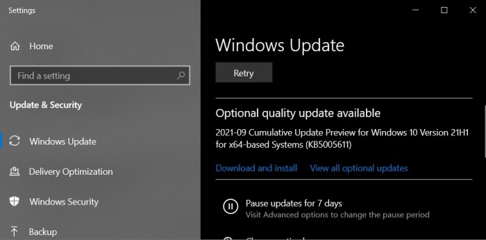 windows10图片,Windows10壁纸 windows10 kb5005611(21h1)发布