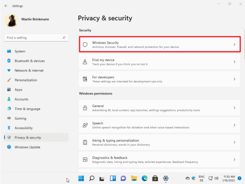 νWindows11Microsoft Defender