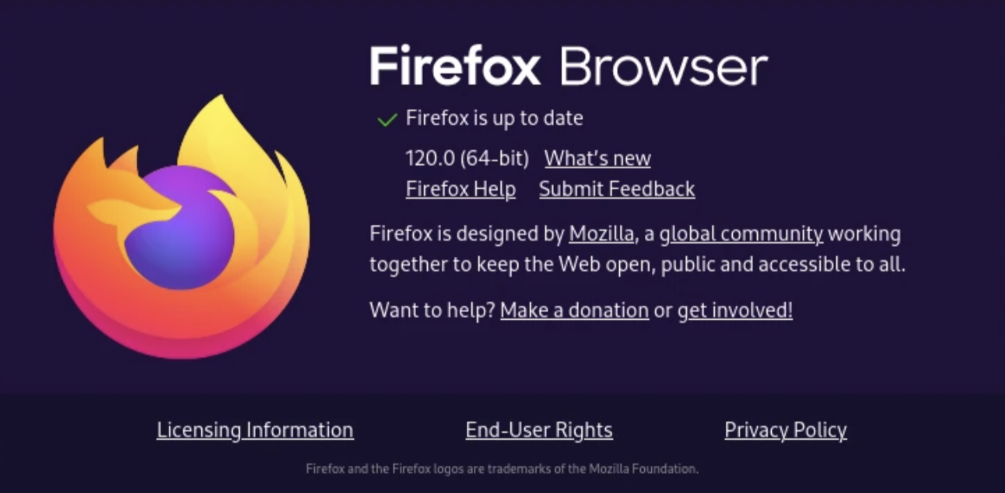  Firefox 120 ȶ淢ϸ־һ